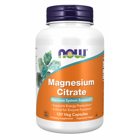 Now Foods Magnesium Citrate 120 veg kapslí
