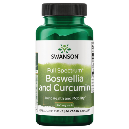 Swanson Boswellia a Curcumin 60 kapslí