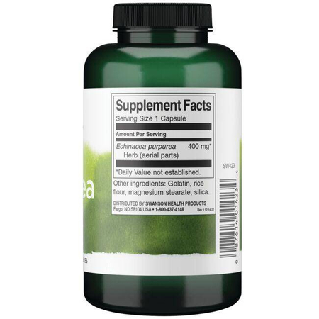Swanson Echinacea 400 mg 100 kapslí