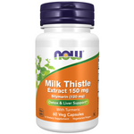 Now Foods Milk Thistle Extract 150 mg Silymarin 120 mg 60 kapslí