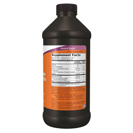 Now Foods Glukosamin, Chondroitin a MSM Liquid 946 ml