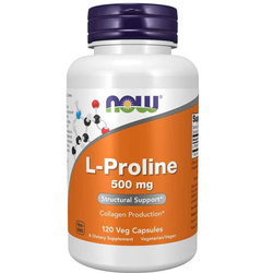 Now Foods L-Prolin 500 mg 120 veg kapslí