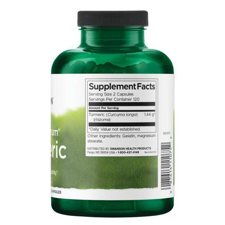 Swanson Full Spectrum Turmeric 720 mg 240 kapslí