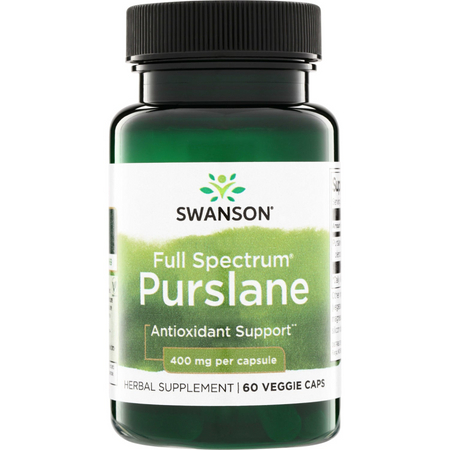 Swanson Full Spectrum Purslane 400 mg 60 kapslí