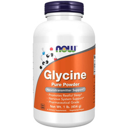 Now Foods Glycine Pure Powder 454 g