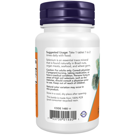 Now Foods Selen 100 mcg 250 tablet