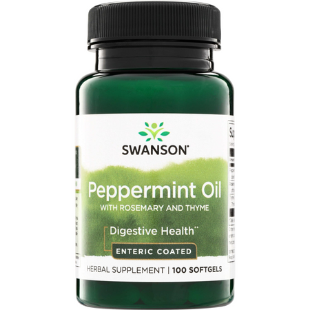 Swanson Peppermint Oil 100 kapslí