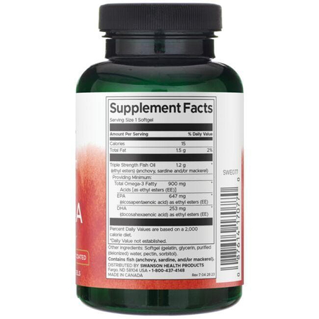 Swanson Triple Strength Super EPA-DHA 60 kapslí