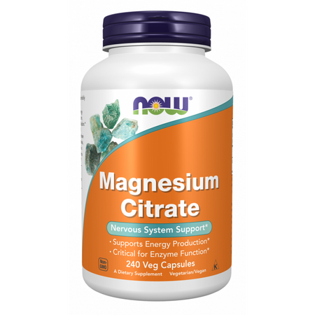 Now Foods Magnesium Citrate 240 veg kapslí