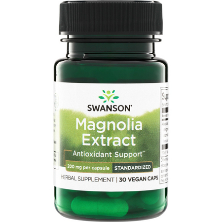 Swanson Magnólie Lékařský 200 mg Extract 30 kapslí