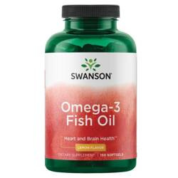 Swanson Omega-3 Fish Oil 180 EPA / 120 DHA 150 kapslí