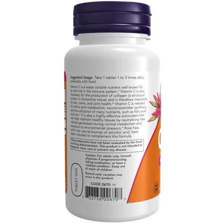 Now Foods Vitamin C-500 100 tablet