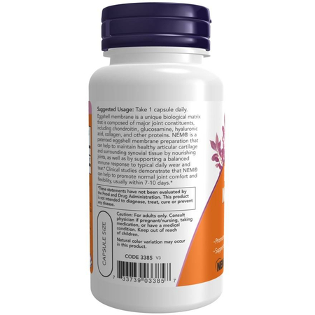 Now Foods Eggshell Membrane 500 mg 60 kapslí