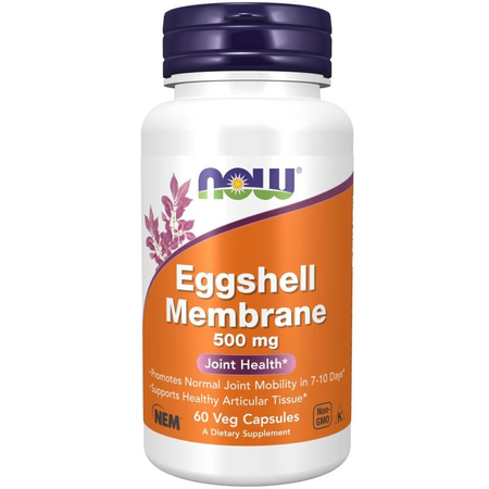 Now Foods Eggshell Membrane 500 mg 60 kapslí
