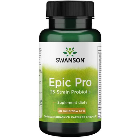 Swanson Epic Pro 25-Strain Probiotic 30 kapslí