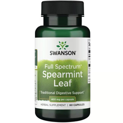 Swanson Full Spectrum Spearmint Leaf 400 mg 60 kapslí
