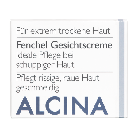 ALCINA For dry skin Facial Cream Fennel – pleťový krém pro suchou, drsnou a šupinatou pleť, 50 ml