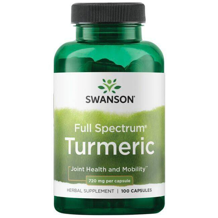 Swanson Full Spectrum Turmeric 720 mg 100 kapslí