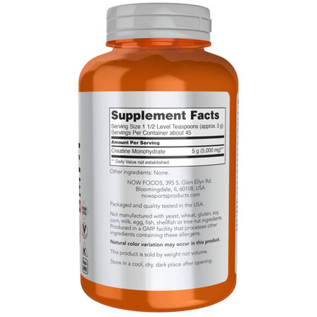 Now Foods Creatine Monohydrate Pudr 600 g