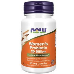 Now Foods Women's Probiotic (20 miliardy) 50 kapslí