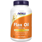 Now Foods Flax Oil 1000 mg 250 kapslí