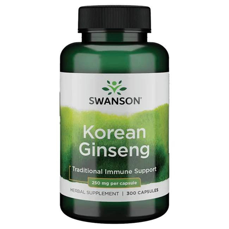 Swanson Žen-šen Korejský (Panax Ginseng) 250 mg 300 kapslí