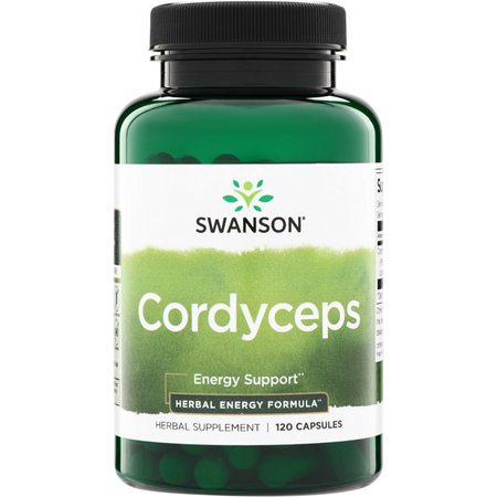 Swanson Cordyceps 600 mg 120 kapslí