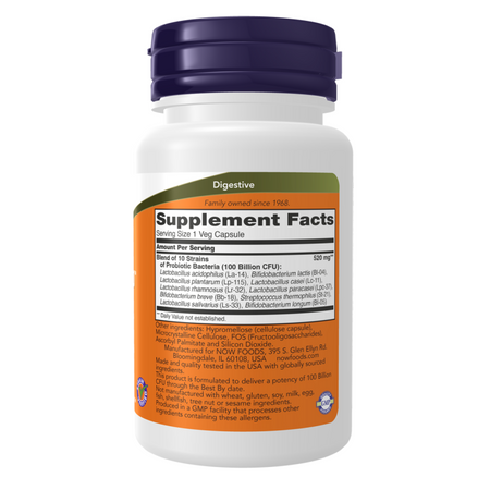 Now Foods Probiotic-10 100 Billion 60 kapslí
