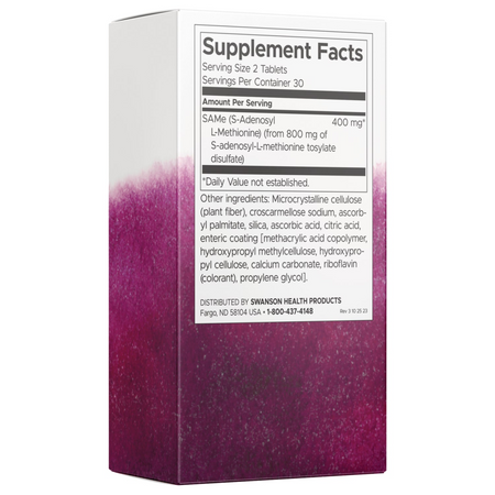 Swanson SAMe 200 mg 60 tablet