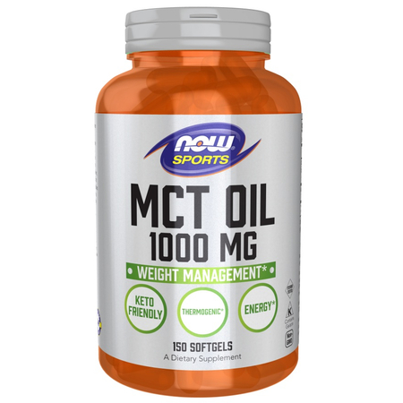 Now Foods MCT Oil 1000 mg 150 kapslí
