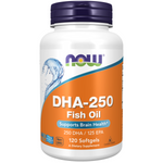 Now Foods DHA-250 Fish Oil 120 kapslí
