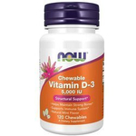 Now Foods Vitamin D-3 5000 IU chweable 120 tablet