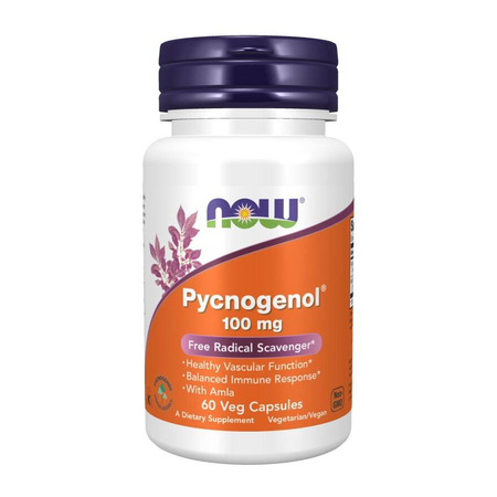 Now Foods Pycnogenol 100 mg 60 veg kapslí