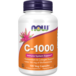 Now Foods Vitamín C 1000 mg Bioflavonoidy a Rutin 100 veg kapslí