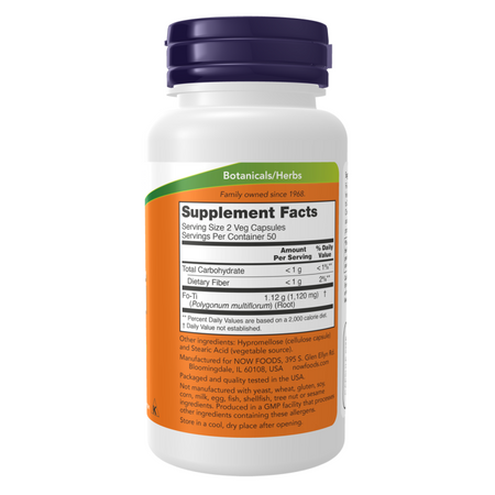 Now Foods Fo-Ti 560 mg 100 kapslí