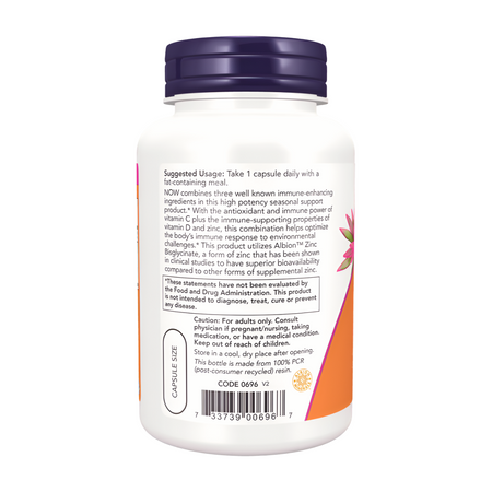 Now Foods C-1000 Zinc D-3 100 veg kapslí