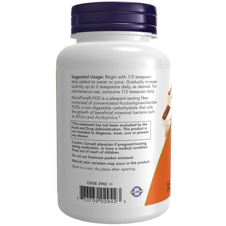 Now Foods NutraFlora FOS Powder 113 g