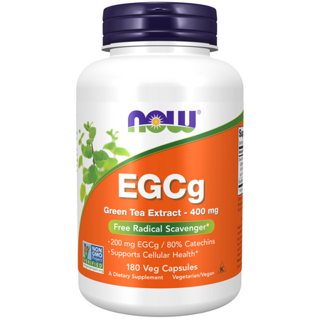 Now Foods EGCg Green Tea Extract 400 mg 180 kapslí