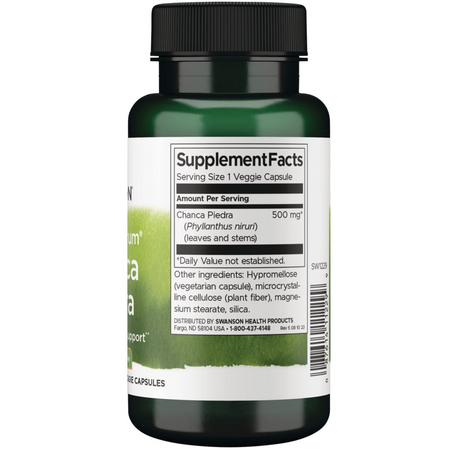 Swanson Chanca Piedra 500 mg 60 kapslí
