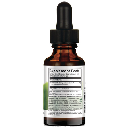 Swanson Saw Palmetto Extract 29,6 ml kapky