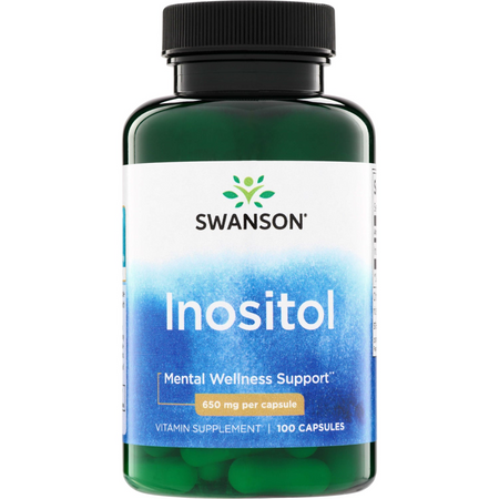 Swanson Inositol 650 mg 100 kapslí