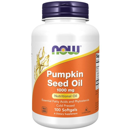 Now Foods Pumpkin Seed Oil 1000 mg 100 kapslí