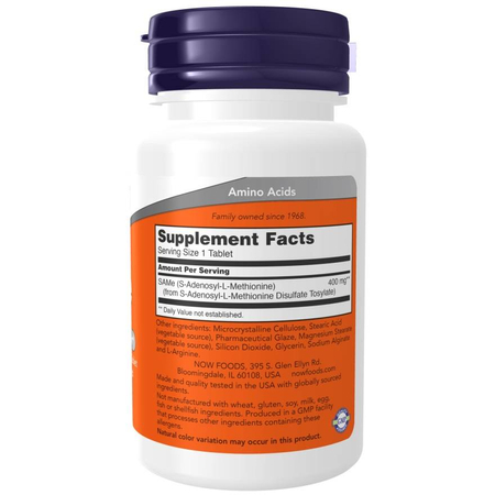 Now Foods SAMe 400 mg 30 tablet