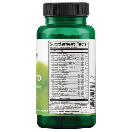 Swanson Epic Pro 25-Strain Probiotic 30 kapslí