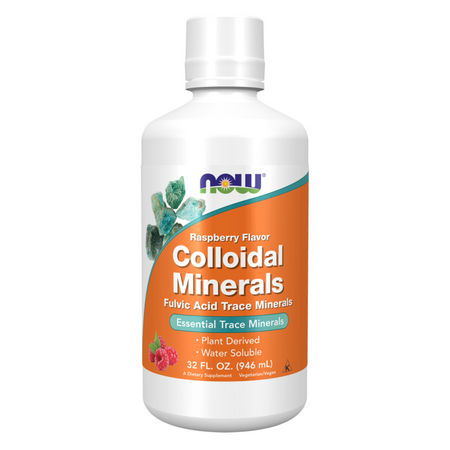 Now Foods Colloidal Minerals Raspberry Liquid 946 ml