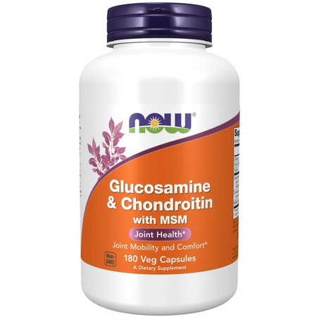 Now Foods Glukosamin, Chondroitin a MSM 180 veg kapslí