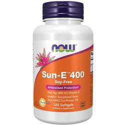 Now Foods Vitamin E-400 (Sun-E) 120 kapslí