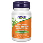 Now Foods Milk Thistle Extract, Double Strength 300 mg 50 kapslí