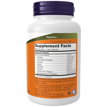 Now Foods Plant Enzymes 120 kapslí