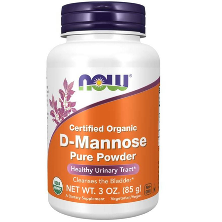 Now Foods D-Mannose Organic Pure Powder 85 g